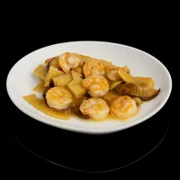 199.GAMBERI FUNGHI E BAMBU